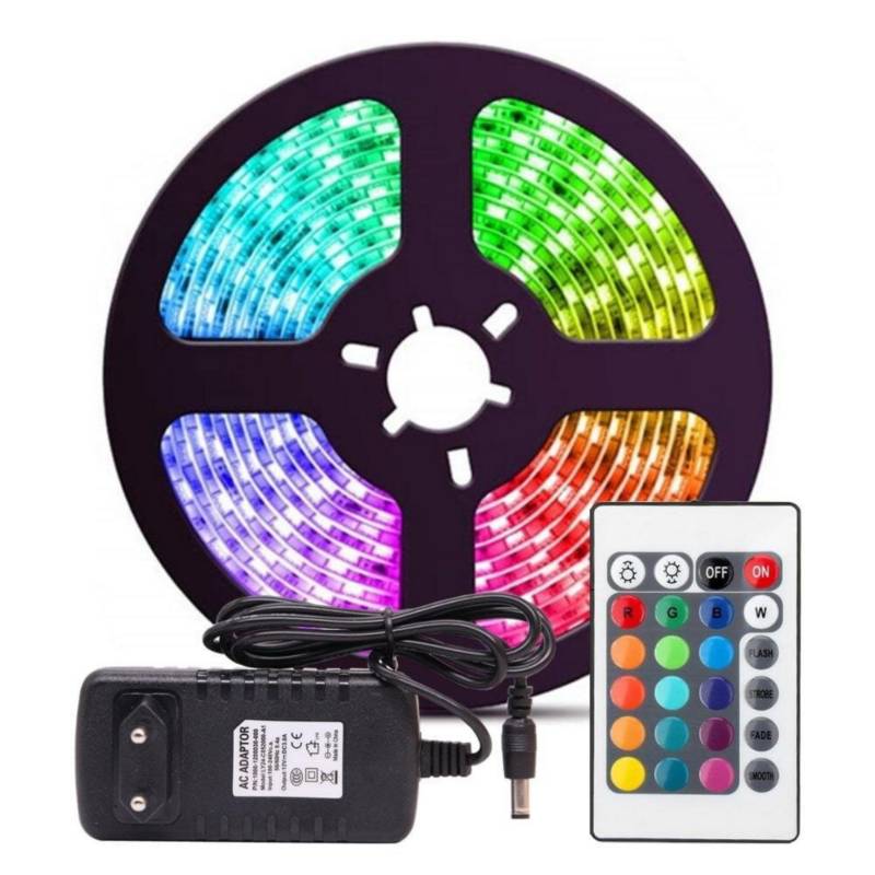 Cinta Tira De Luces Led Rgb 5m