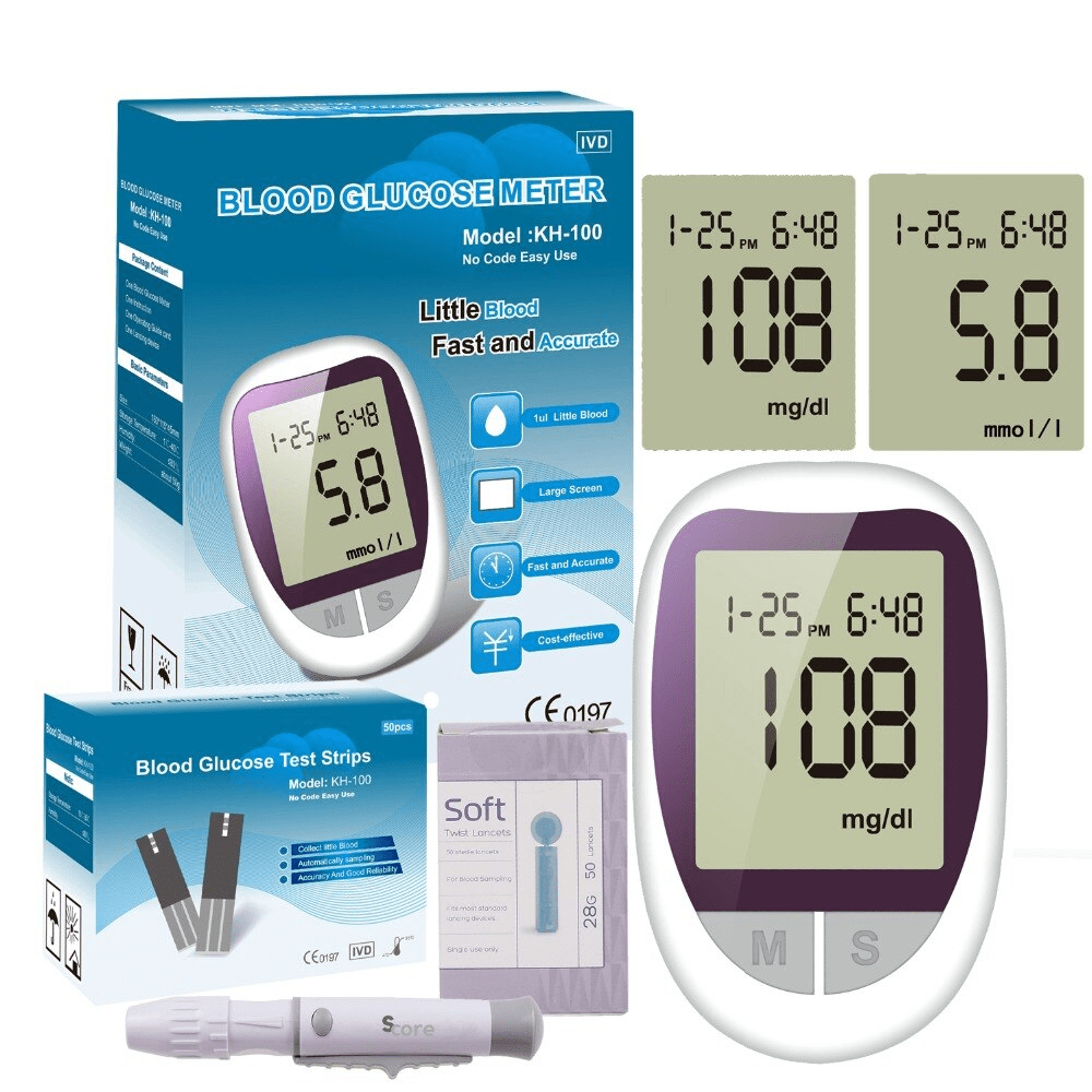 Glucómetro Digital, Medidor Electrónico De Glucosa