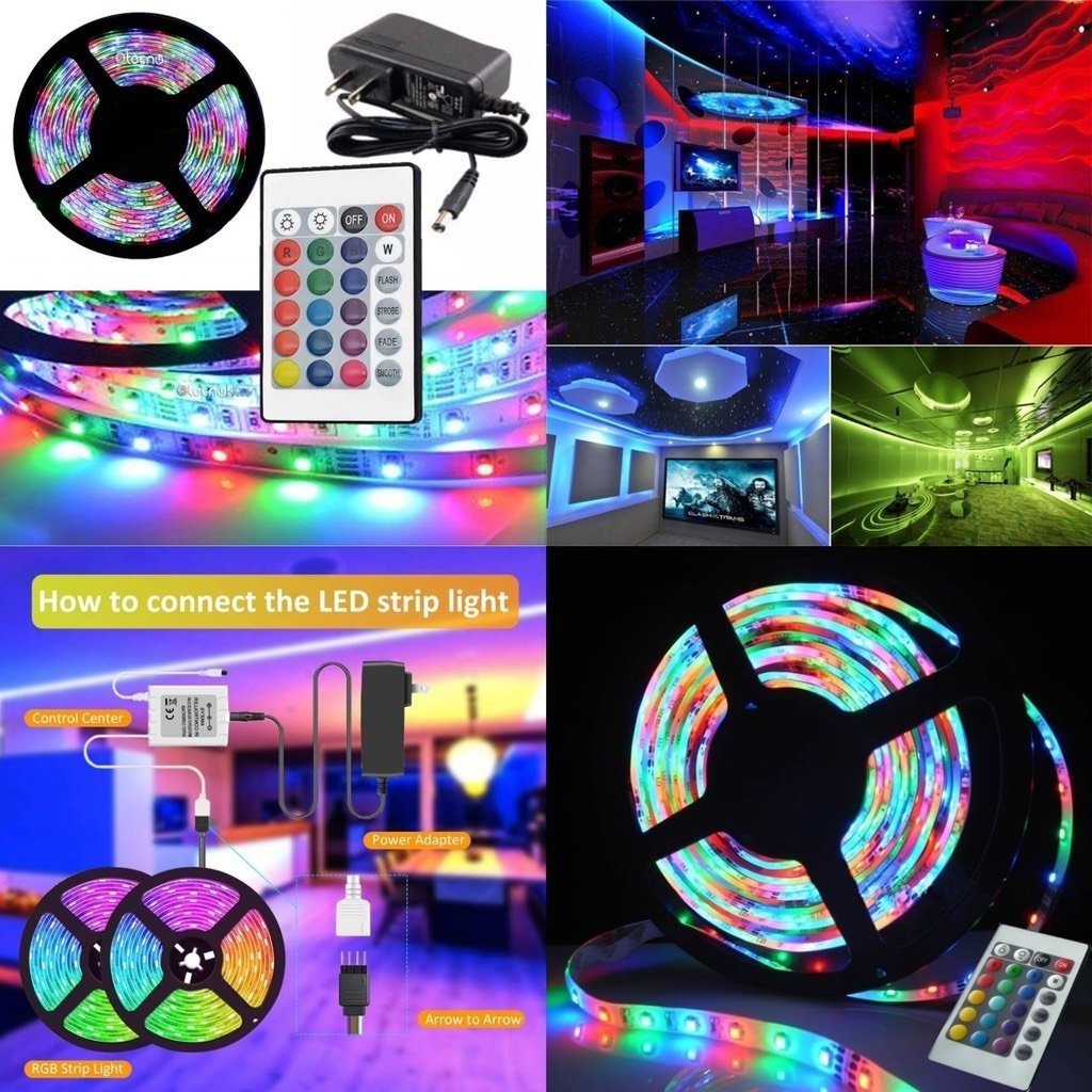 Cinta Tira De Luces Led Rgb 5m