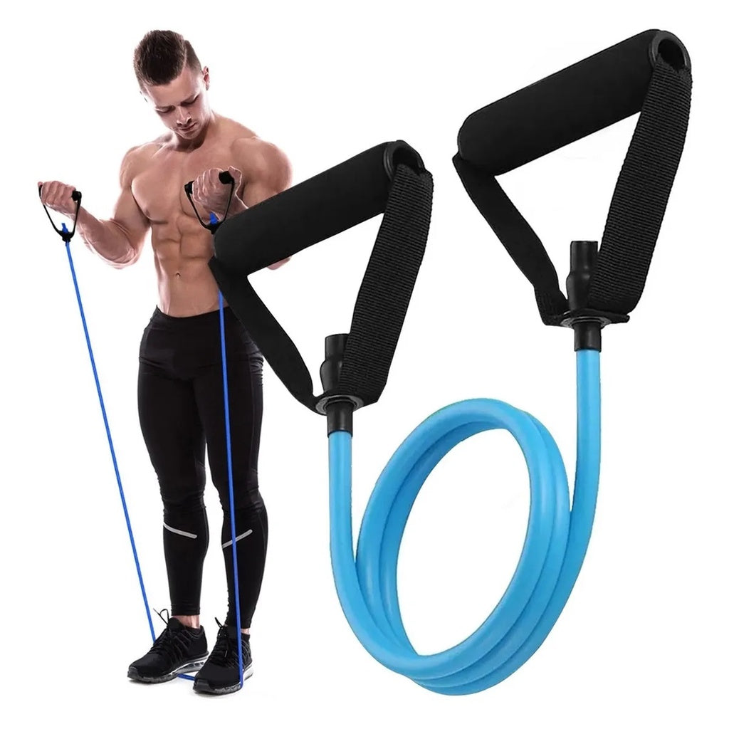 Elastic Tubular Resistance Band With Handles