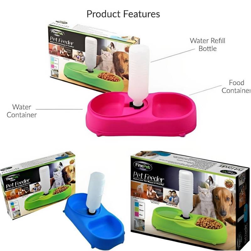 Alimentador De Mascotas Perros Y Gatos Pet Feeder