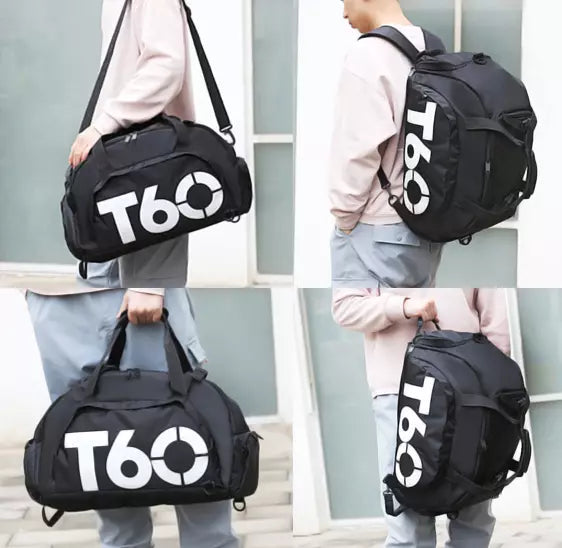 T60 Bag Backpack Bag for men travelling and hiking bag, Gym Bag Grey &  Black Travel Bag Weekend Luggage Tour Bag,Backpack Bag for Men Women