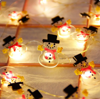 Luces mini diseños de Navidad, 20 luces LED 2 metros