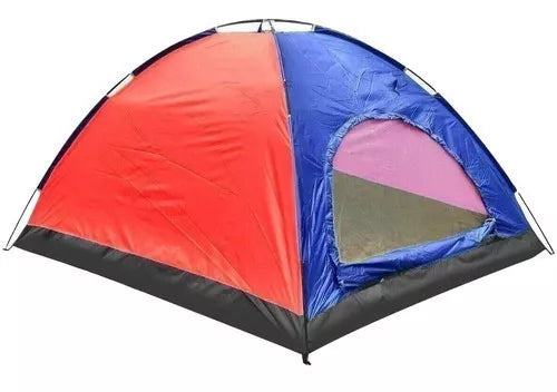 Bicolor Reinforced Waterproof 4 Person Camping Tent