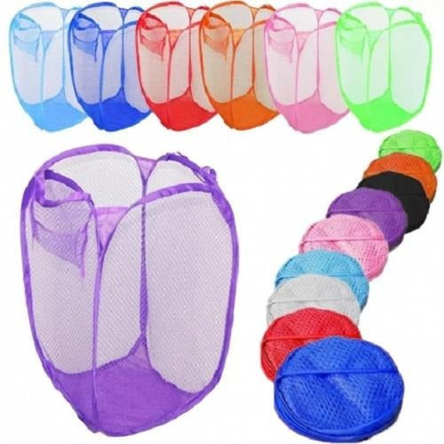 Foldable Mesh Laundry Basket