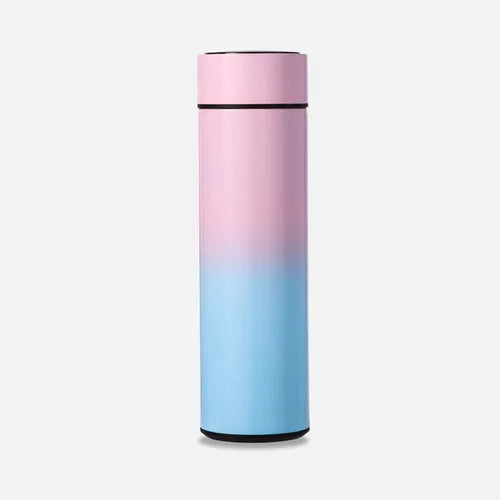 Thermos numérique de couleur métallique