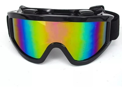 Motocross Goggles Transparent and Litmus Protection