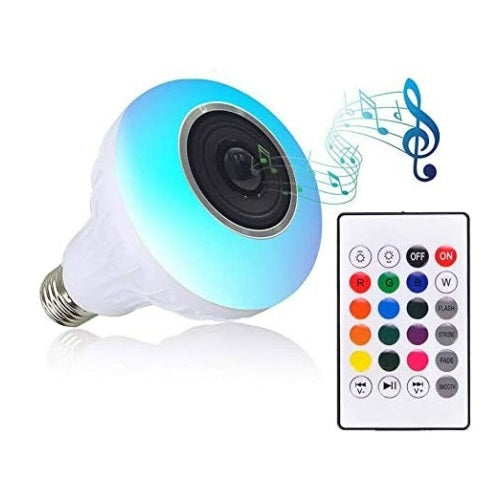 Foco Parlante Led Rgb Bluetooth