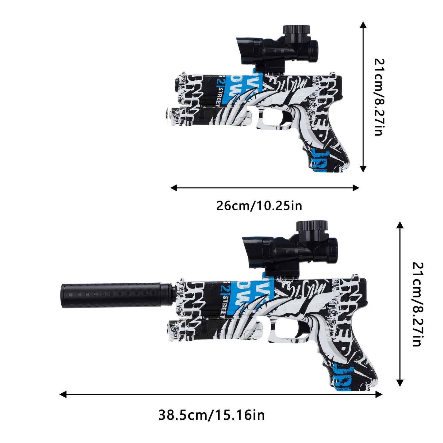 Hydrogel Gun Toy with accessories