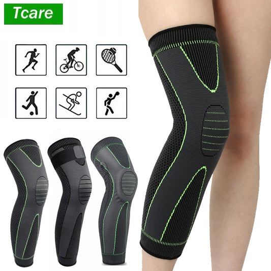 Long Compression Sports Knee Pad