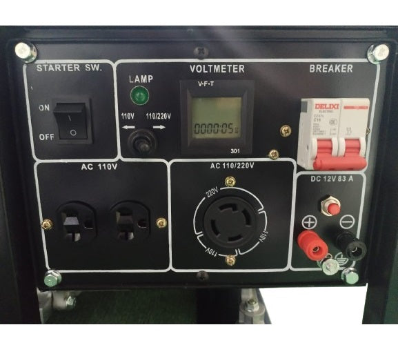 Generador Eléctrico LETON 3KW Dual (Gas y Gasolina) 120/220V