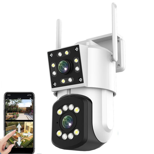 Outdoor Camera Double Lens HD 10x Ip81