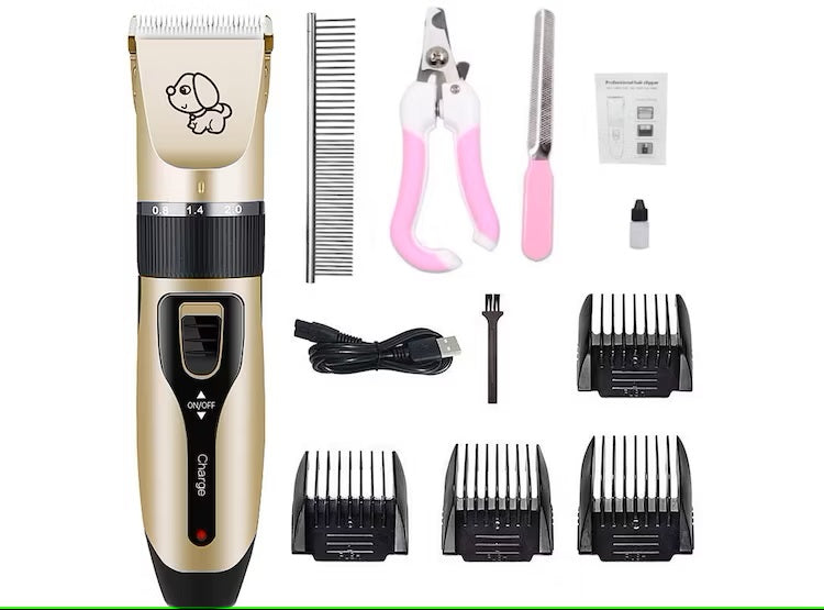 Tondeuse à poils d'animaux rechargeable