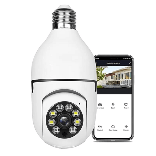 Foco Cámara Smart Wifi Para Vigilancia Y Control