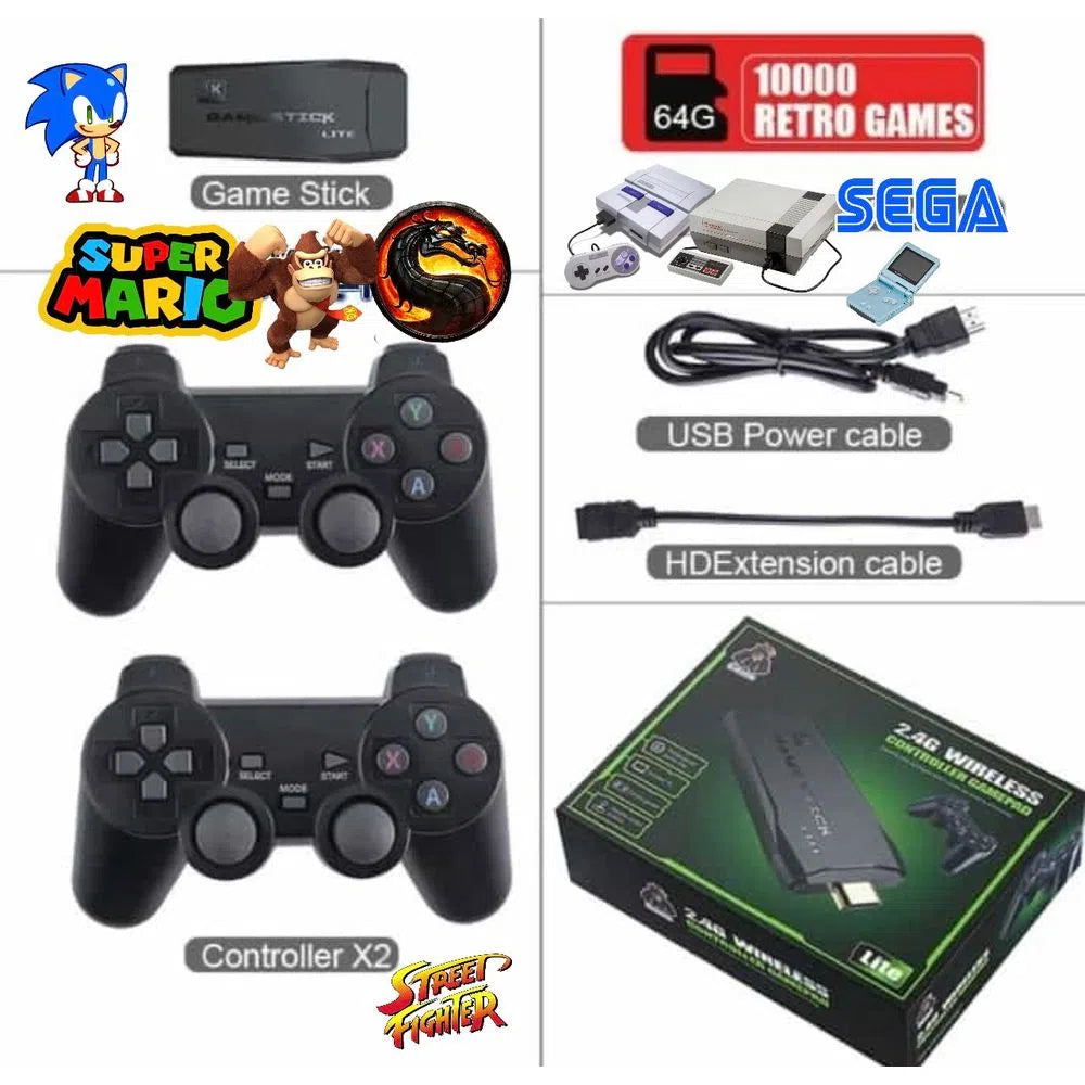 Retro Game Stick 4k With More Than 1000 Games